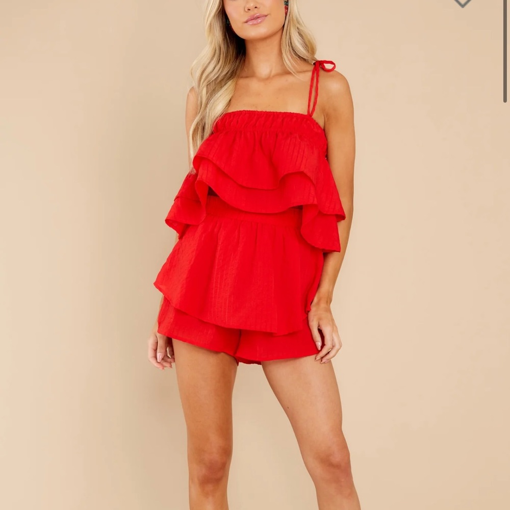 Something Fierce Red Dress Set
